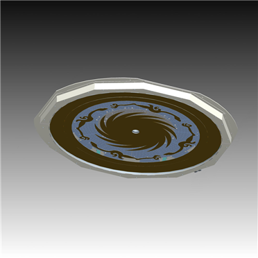 成都市域車項(xiàng)目  DD74  中頂燈（太陽(yáng)神鳥）